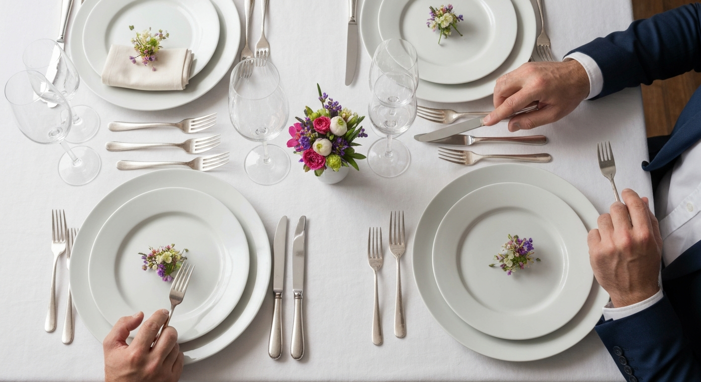Tischmanieren Date: Stilsicher durch jedes Dinner