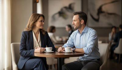 Pausengespräche beim Date: Stille souverän nutzen